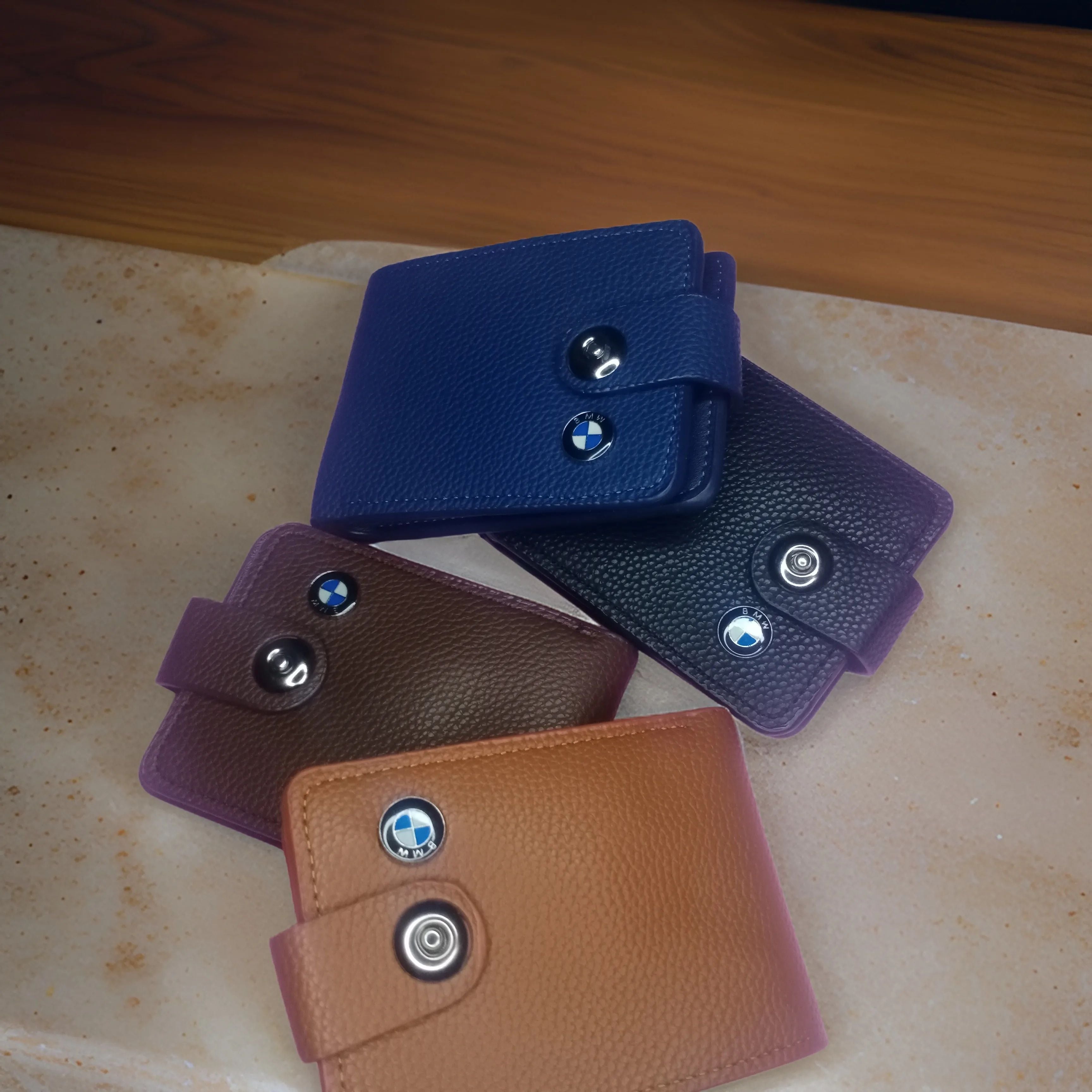 BMW Logo Men's Wallet Stylish PU Leather Design with Card Holders - Oshi.pk - Buy & Sell Online