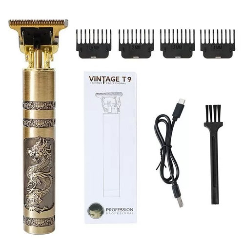 Vintage T9 Trimmer for Men Hair Zero Gapped Clipper Professional Cordless Haircut Electric - Oshi.pk - Buy & Sell Online