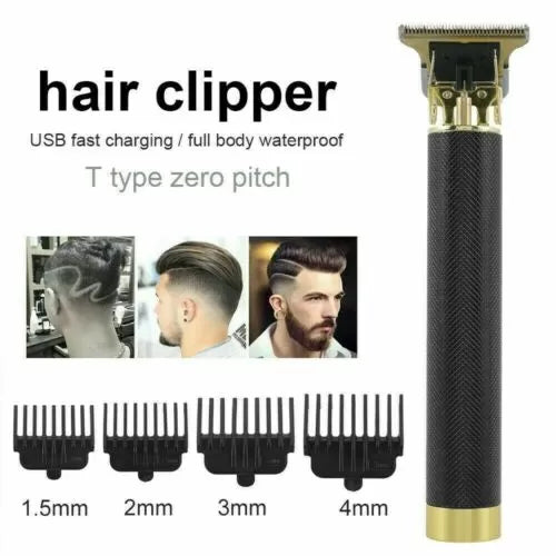 Vintage T9 Trimmer for Men Hair Zero Gapped Clipper Professional Cordless Haircut Electric - Oshi.pk - Buy & Sell Online