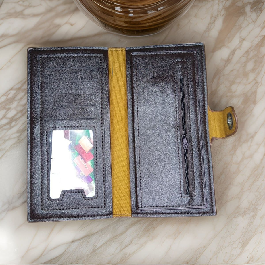 VORPE Men's Fashion Long Purse Soft Leather Waist Large Capacity Mobile Wallet - Oshi.pk - Buy & Sell Online