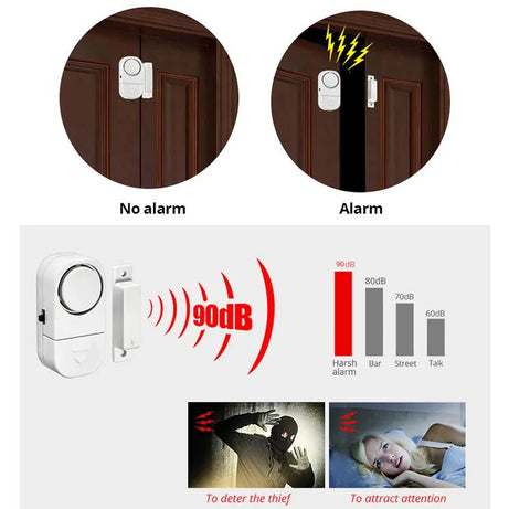 W5058 Electromagnetic Alarm Door Window Buzzer Enhancing Your Security - Oshi.pk - Buy & Sell Online