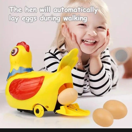 Walking Hen Laying Eggs Battery Operated Toy with music and lights - Oshi.pk - Buy & Sell Online