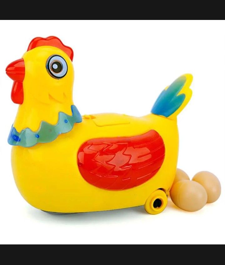 Walking Hen Laying Eggs Battery Operated Toy with music and lights - Oshi.pk - Buy & Sell Online