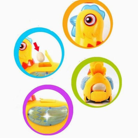 Walking Hen Laying Eggs Battery Operated Toy with music and lights - Oshi.pk - Buy & Sell Online