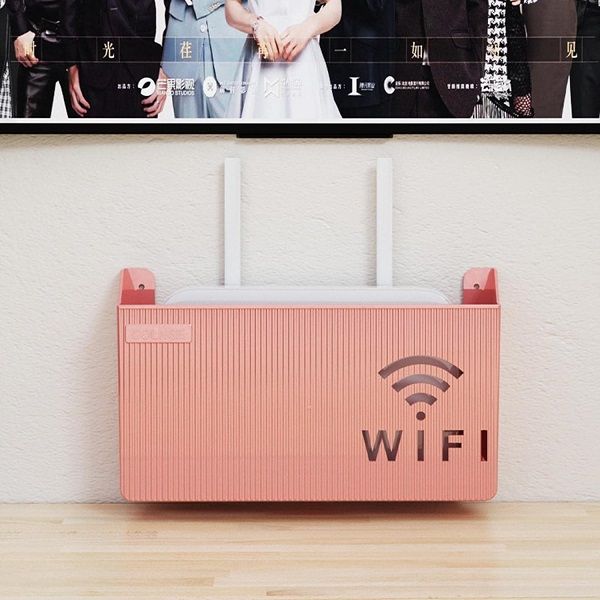 Wall Mounted Wireless WiFi Router Shelf Router Storage Container - Oshi.pk - Buy & Sell Online