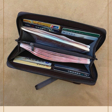 Wallets Fashion Clutch Male Wallet Phone Men Wristlet Men Clutch Bags Coin Purse Men's Wallet Leather Male Purse - Oshi.pk - Buy & Sell Online