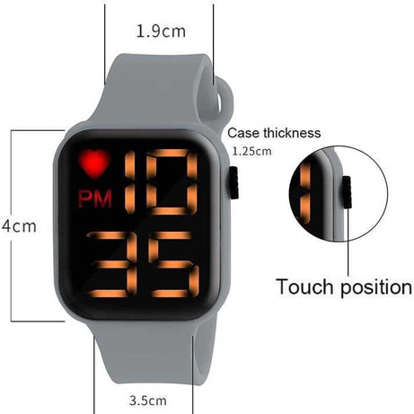 Watch For Men/Boys/Kids Waterproof Digital Stylish LED WATCH | LED Digital Stylish Watch For Unisex - Oshi.pk - Buy & Sell Online