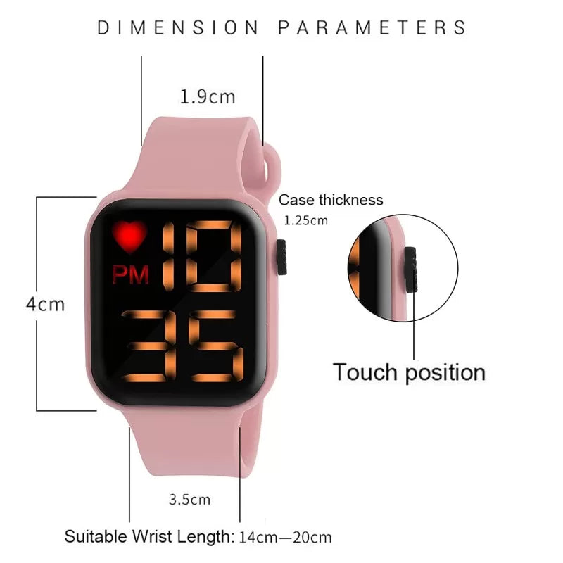 Watch For Men/Boys/Kids Waterproof Digital Stylish LED WATCH | LED Digital Stylish Watch For Unisex - Oshi.pk - Buy & Sell Online