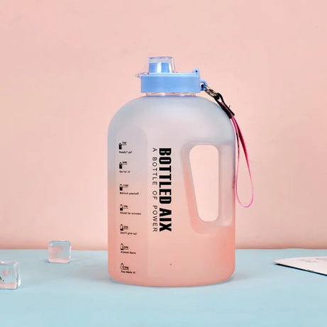 Water bottle Ergonomic Leak proof Transparent Large capacity BPA free Lightweight for Gym Outdoor sport Travel Fitness Camping - Oshi.pk - Buy & Sell Online