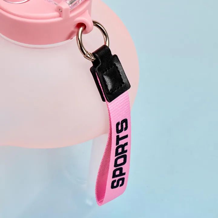 Water bottle Ergonomic Leak proof Transparent Large capacity BPA free Lightweight for Gym Outdoor sport Travel Fitness Camping - Oshi.pk - Buy & Sell Online