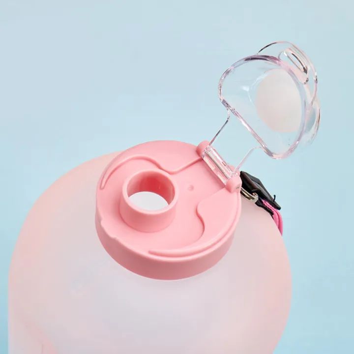 Water bottle Ergonomic Leak proof Transparent Large capacity BPA free Lightweight for Gym Outdoor sport Travel Fitness Camping - Oshi.pk - Buy & Sell Online