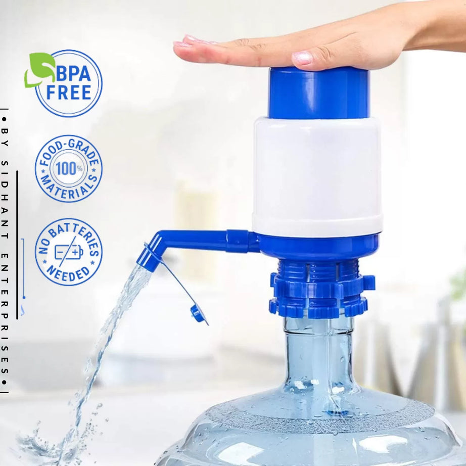 Water Bottles Pump Manual Water Bottle Pump, Easy Drinking Water Pump, Easy Portable Manual Hand Press Dispenser Water Pump Blue - Oshi.pk - Buy & Sell Online