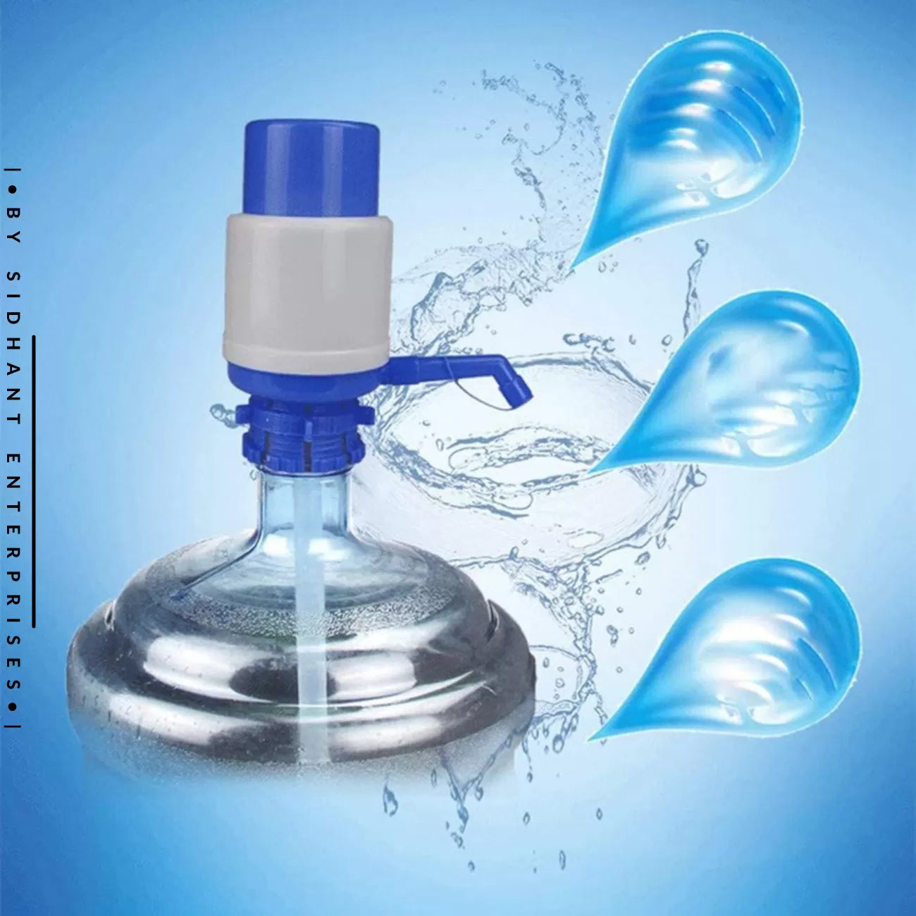 Water Bottles Pump Manual Water Bottle Pump, Easy Drinking Water Pump, Easy Portable Manual Hand Press Dispenser Water Pump Blue - Oshi.pk - Buy & Sell Online
