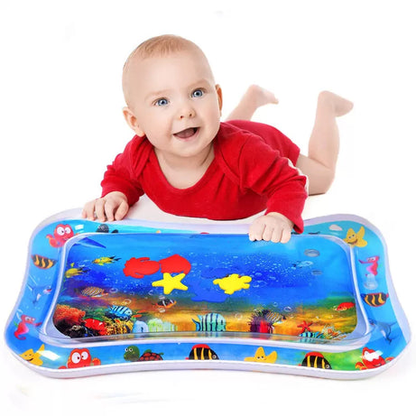 Water Play Mat Inflatable Baby Mat Infants and Toddlers Child Development Accessory for Babies - Oshi.pk - Buy & Sell Online