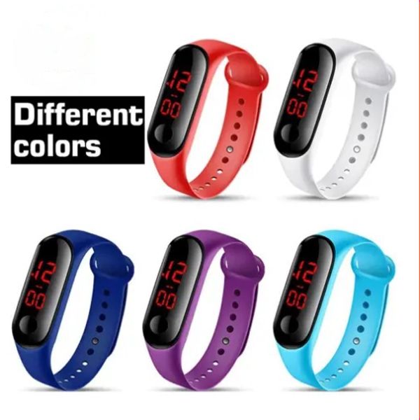 Waterproof M3 Touch Led Bracelet Digital Watch Band - Multicolour - Oshi.pk - Buy & Sell Online