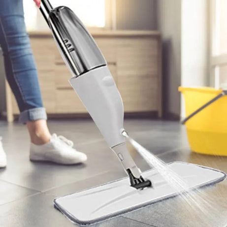 Water Spray Mop Flat Spray Mop Microfiber Spray Mop Floor Cleaning Easy to Fill and Refill Machine Washable Mop 360 Degree Spray Multi Surface Spray M - Oshi.pk - Buy & Sell Online