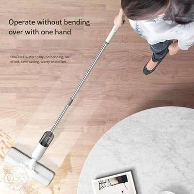 Water Spray Mop/Washable Microfiber Clean-360 Degree Multicolor - Oshi.pk - Buy & Sell Online