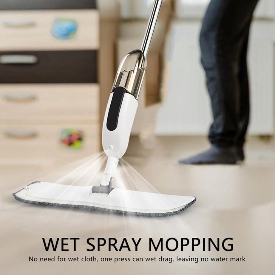 Water Spray Mop/Washable Microfiber Clean-360 Degree Multicolor - Oshi.pk - Buy & Sell Online