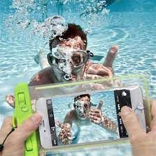 Waterproof mobile case For Travel Photo shoot/video Underwater Full View Waterproof Case for Phone Underwater Snow Rainforest Transparent Dry Bag Swim - Oshi.pk - Buy & Sell Online