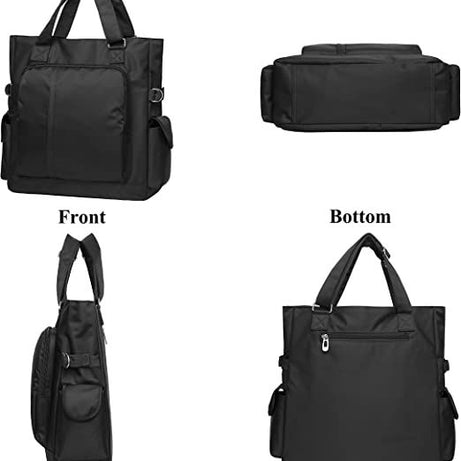 Waterproof Nylon Multi Pocket Shoulder Bags For Women, black - Oshi.pk - Buy & Sell Online