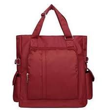 Waterproof Nylon Multi Pocket Shoulder Bags For Women,maroon - Oshi.pk - Buy & Sell Online