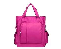 Waterproof Nylon Multi Pocket Shoulder Bags For Women,pink - Oshi.pk - Buy & Sell Online