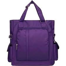 Waterproof Nylon Multi Pocket Shoulder Bags For Women,purple - Oshi.pk - Buy & Sell Online