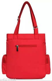 Waterproof Nylon Multi Pocket Shoulder Bags For Women,red - Oshi.pk - Buy & Sell Online