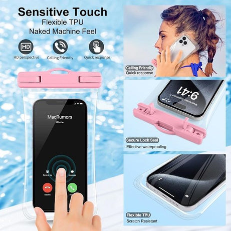 Waterproof Phone Pouch Case Underwater Phone Dry Bag - Oshi.pk - Buy & Sell Online