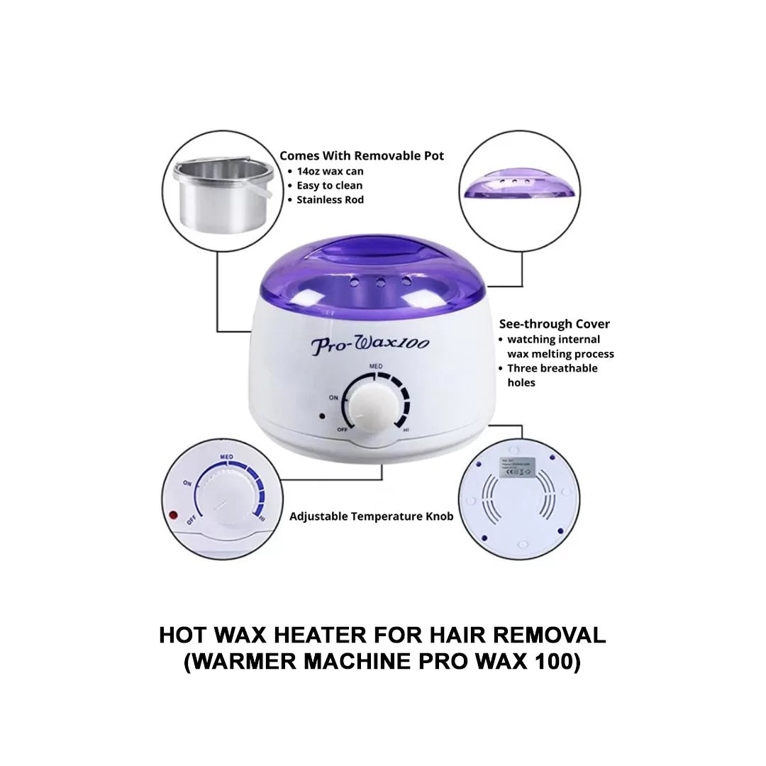 Wax Heater and Warmer Machine, Wax Heater, Wax Warmer, Original Pro Wax Professional Hair Removal Wax Heater & Wax Warmer Machine, Portable Heater & W