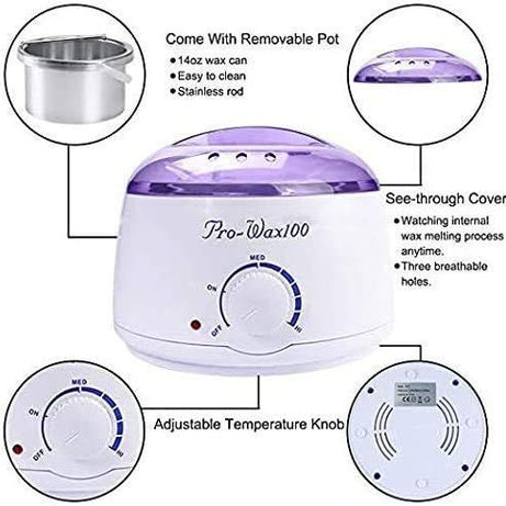 Wax Warmer Kit, Hair Removal Machine ProWax100 with Wax Beans Pellets, Waxing Stick Spatula - Oshi.pk - Buy & Sell Online