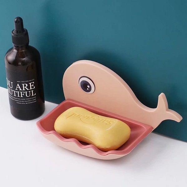 Whale Shape Wall Mounted Soap Tray Whale Sponge Holder - Oshi.pk - Buy & Sell Online