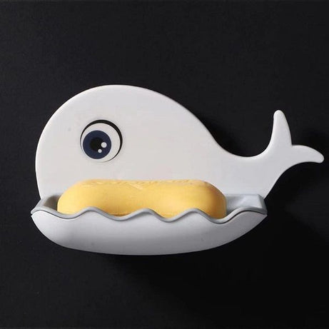 Whale Shape Wall Mounted Soap Tray Whale Sponge Holder - Oshi.pk - Buy & Sell Online