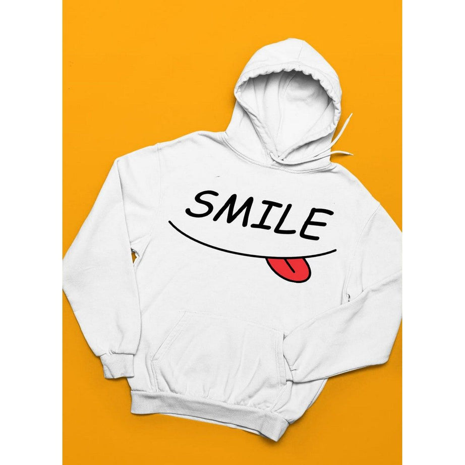 White Smile Printed Fleece Hoodie For Girls - Oshi.pk - Buy & Sell Online