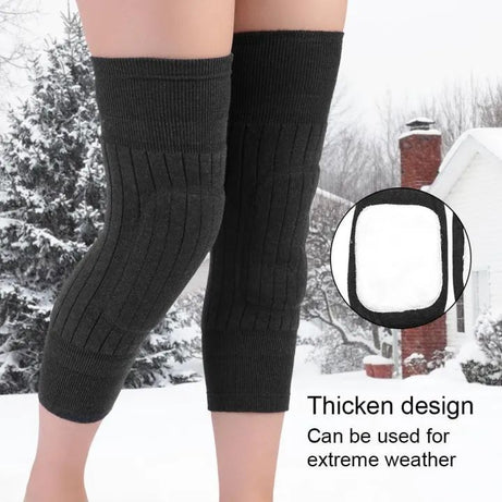 Winter Wool Knee Pads Warm Knee Protector Wool Warmers Thickened Knee Brace - Oshi.pk - Buy & Sell Online