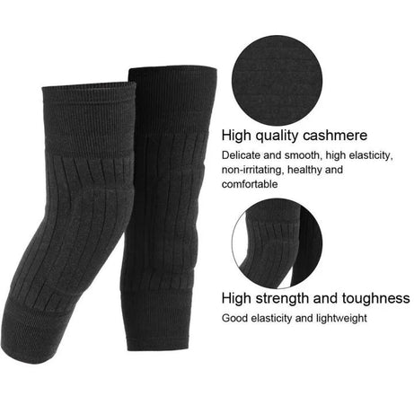 Winter Wool Knee Pads Warm Knee Protector Wool Warmers Thickened Knee Brace - Oshi.pk - Buy & Sell Online