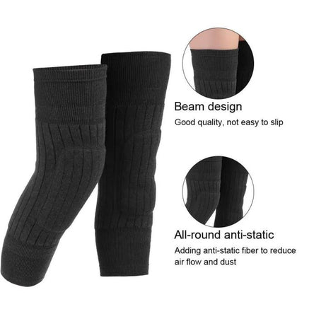 Winter Wool Knee Pads Warm Knee Protector Wool Warmers Thickened Knee Brace - Oshi.pk - Buy & Sell Online
