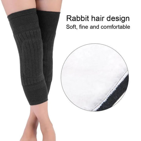 Winter Wool Knee Pads Warm Knee Protector Wool Warmers Thickened Knee Brace - Oshi.pk - Buy & Sell Online