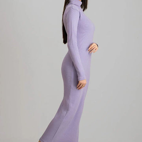Wintsfield Highneck Bodycon Dress (Lavender) - Oshi.pk - Buy & Sell Online