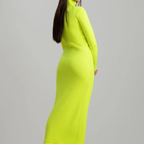 Wintsfield Highneck Bodycon Dress (Neon) - Oshi.pk - Buy & Sell Online