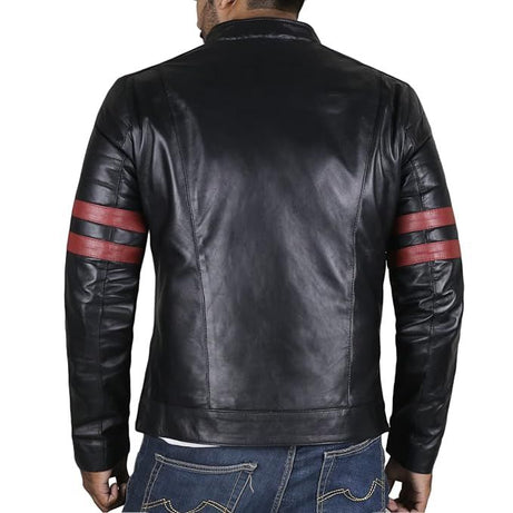 Wintsfield Mens Genuine Lambskin Leather Jacket