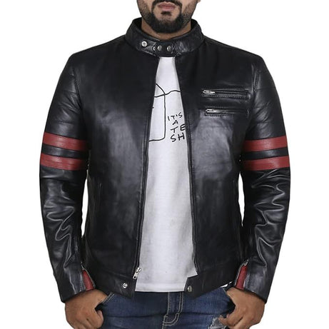 Wintsfield Mens Genuine Lambskin Leather Jacket - Oshi.pk - Buy & Sell Online