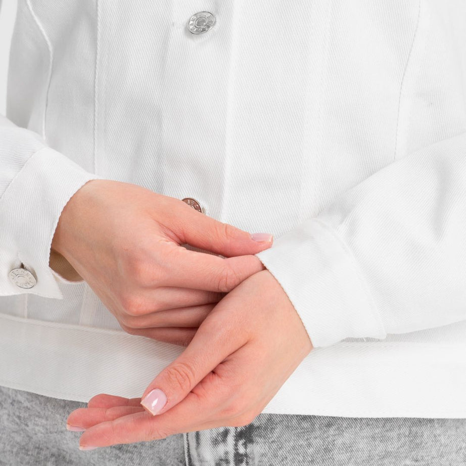 Wintsfield White Stretch Denim Jacket - Oshi.pk - Buy & Sell Online