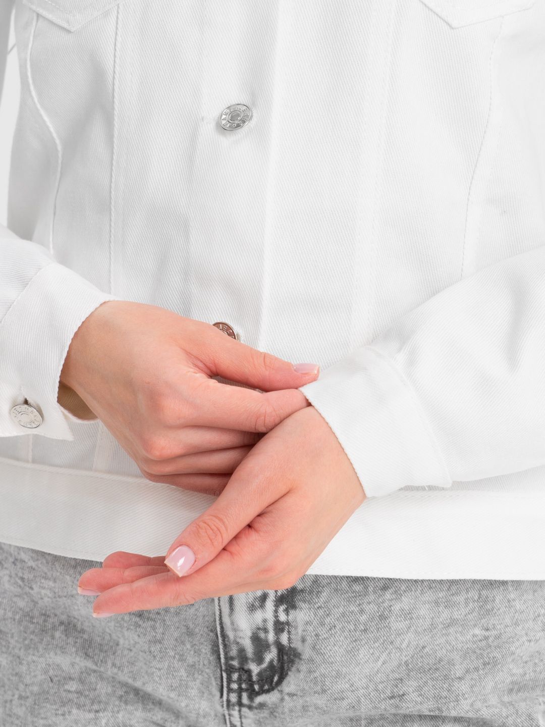 Wintsfield White Stretch Denim Jacket - Oshi.pk - Buy & Sell Online