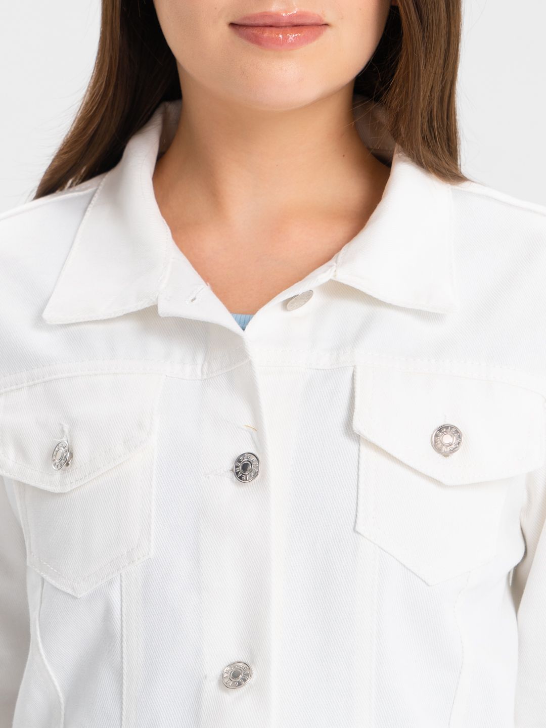 Wintsfield White Stretch Denim Jacket - Oshi.pk - Buy & Sell Online