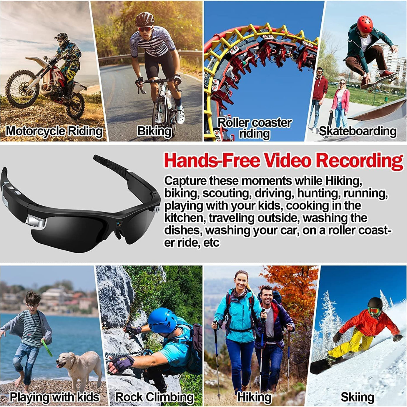 Wireless Bluetooth Cycling Glasses Polarized Outdoor Sport Driving Sunglasses - Oshi.pk - Buy & Sell Online