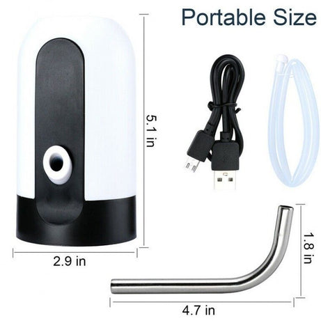 Wireless Electric Automatic Drinking Water Bottle Pump USB Chargeable Water Pump