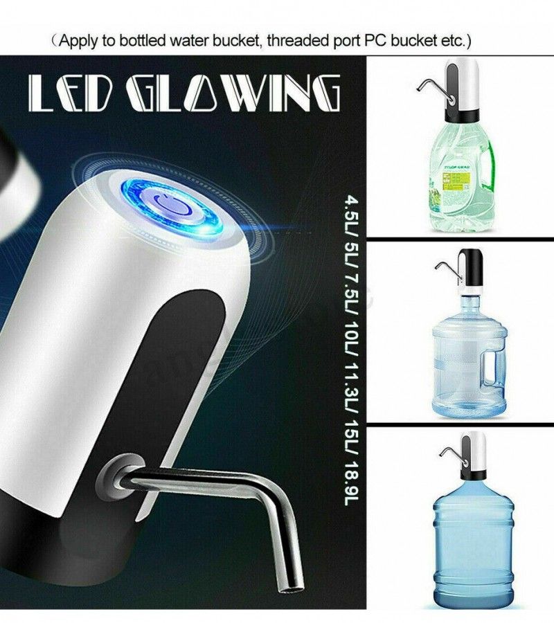 Wireless Electric Automatic Drinking Water Bottle Pump USB Chargeable Water Pump - Oshi.pk - Buy & Sell Online