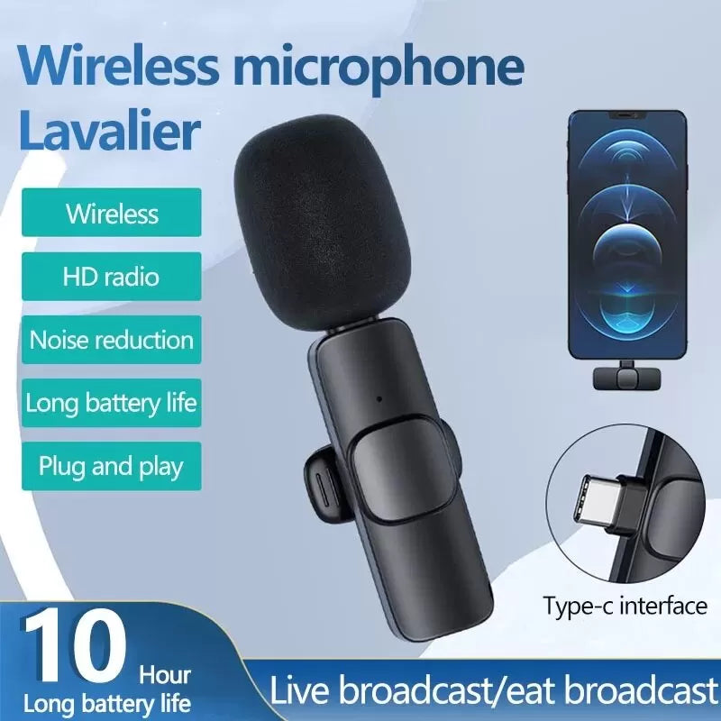 WIRELESS MIC K8 NOISE REDUCTION AND HD RADIO