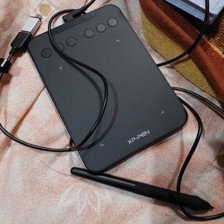 XP Pen Graphics Tablet Digital Drawing Tablet 4x3 Inch Deco Mini4 8192 Levels with 6 Shortcut Keys for Windows Mac Android - Oshi.pk - Buy & Sell Online